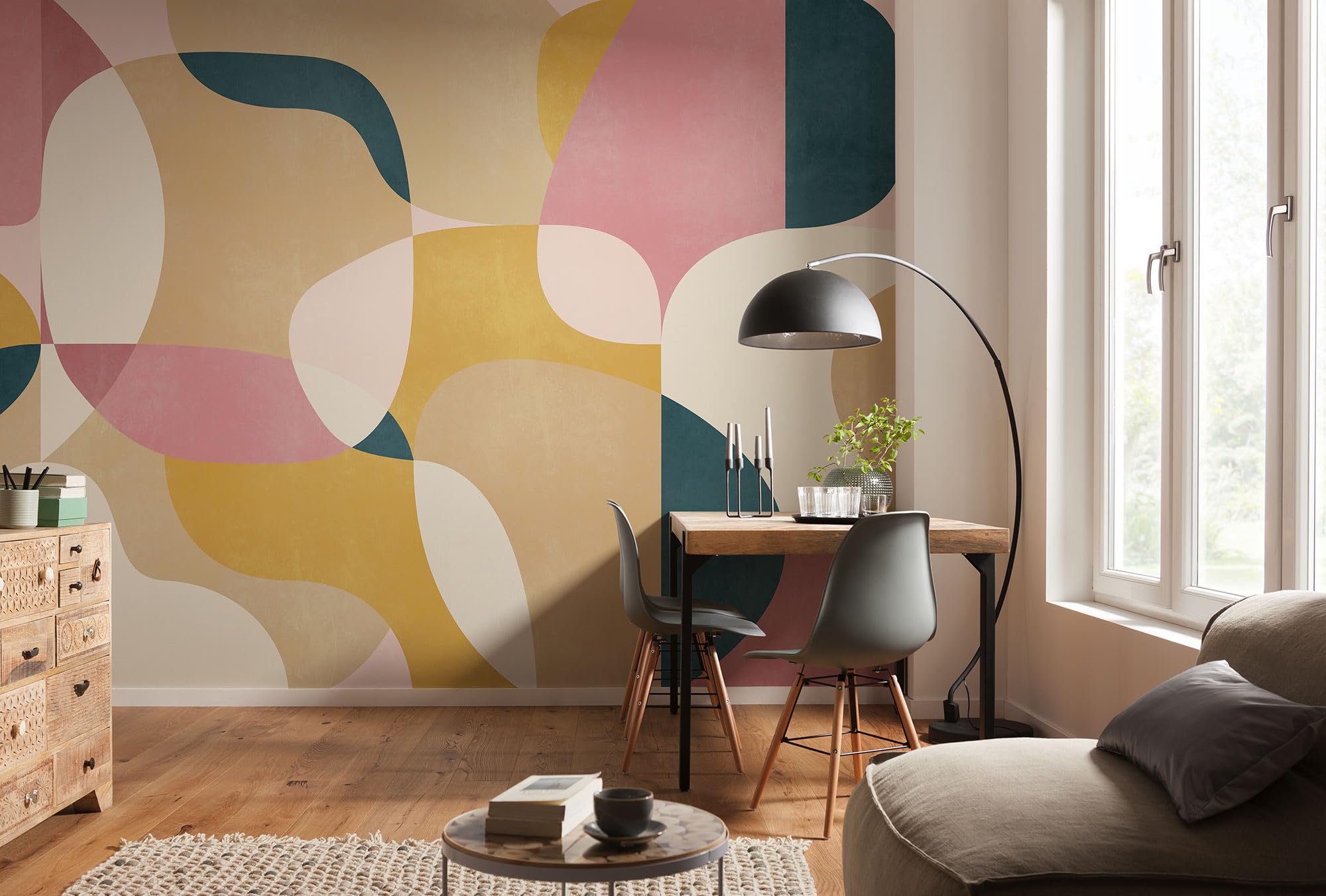 Komar Non-Woven Photo Wallpaper - Baby Girl - Size 350 x 250 cm - Wallpaper, Wall Decoration, Living Room, Bedroom, Office