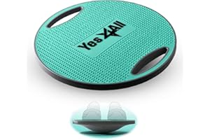 Yes4All Plastic Wobble Balance Board - 16.34 Inch Round for Standing Desk, Home Gym Workout