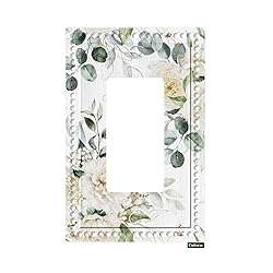 Cuitxrac Boho Floral Decorator Light Switch or