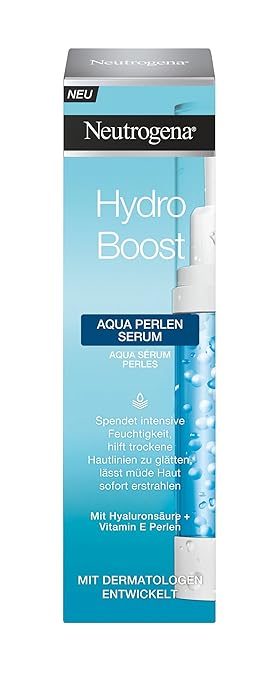 Neutrogena Hydro Boost Aqua Perlen Serum - Serum mit Hyaluronsäure und Vitamin E Perlen - 30ml