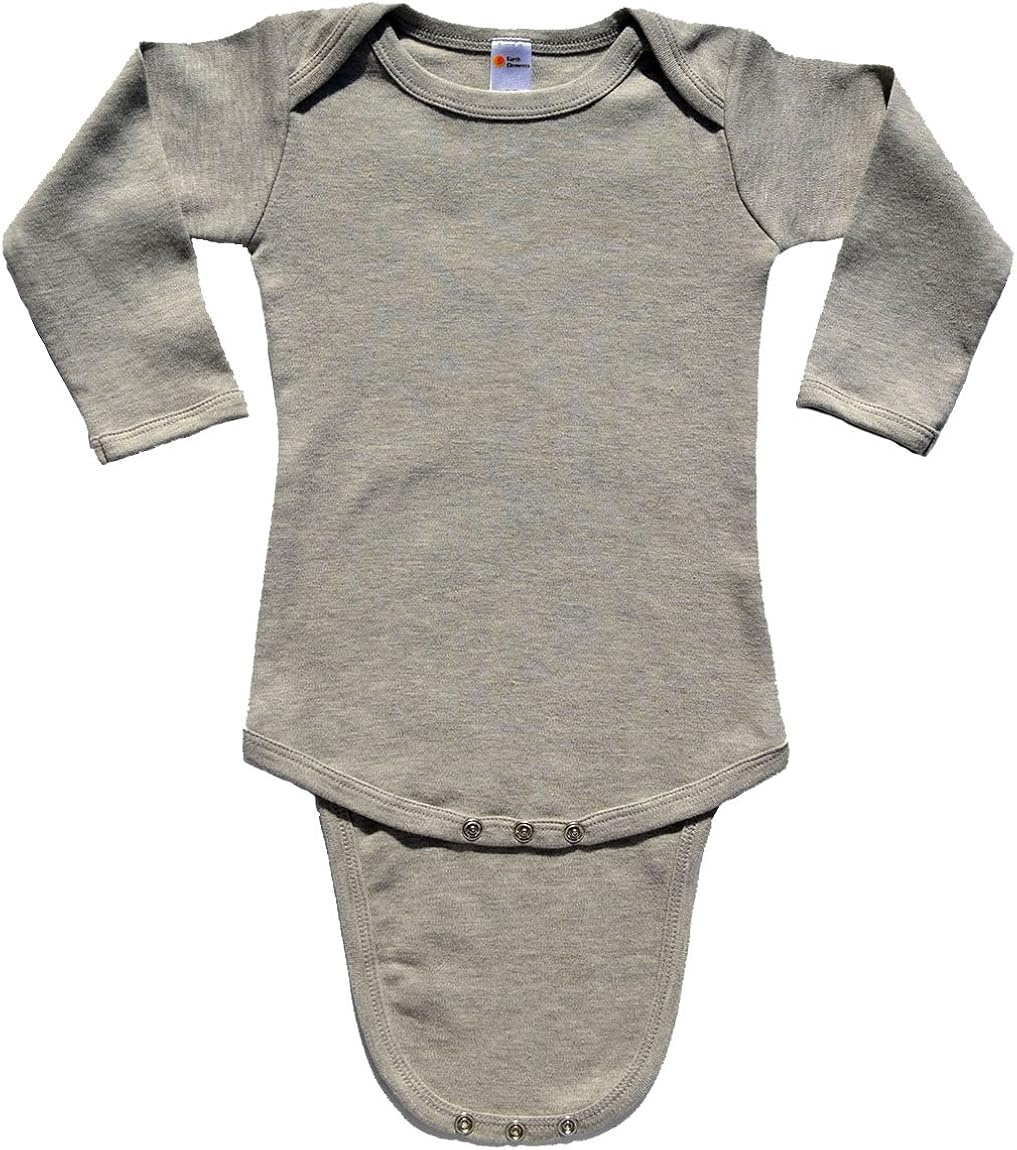 Earth Elements Baby Long Sleeve Bodysuit: Clothing