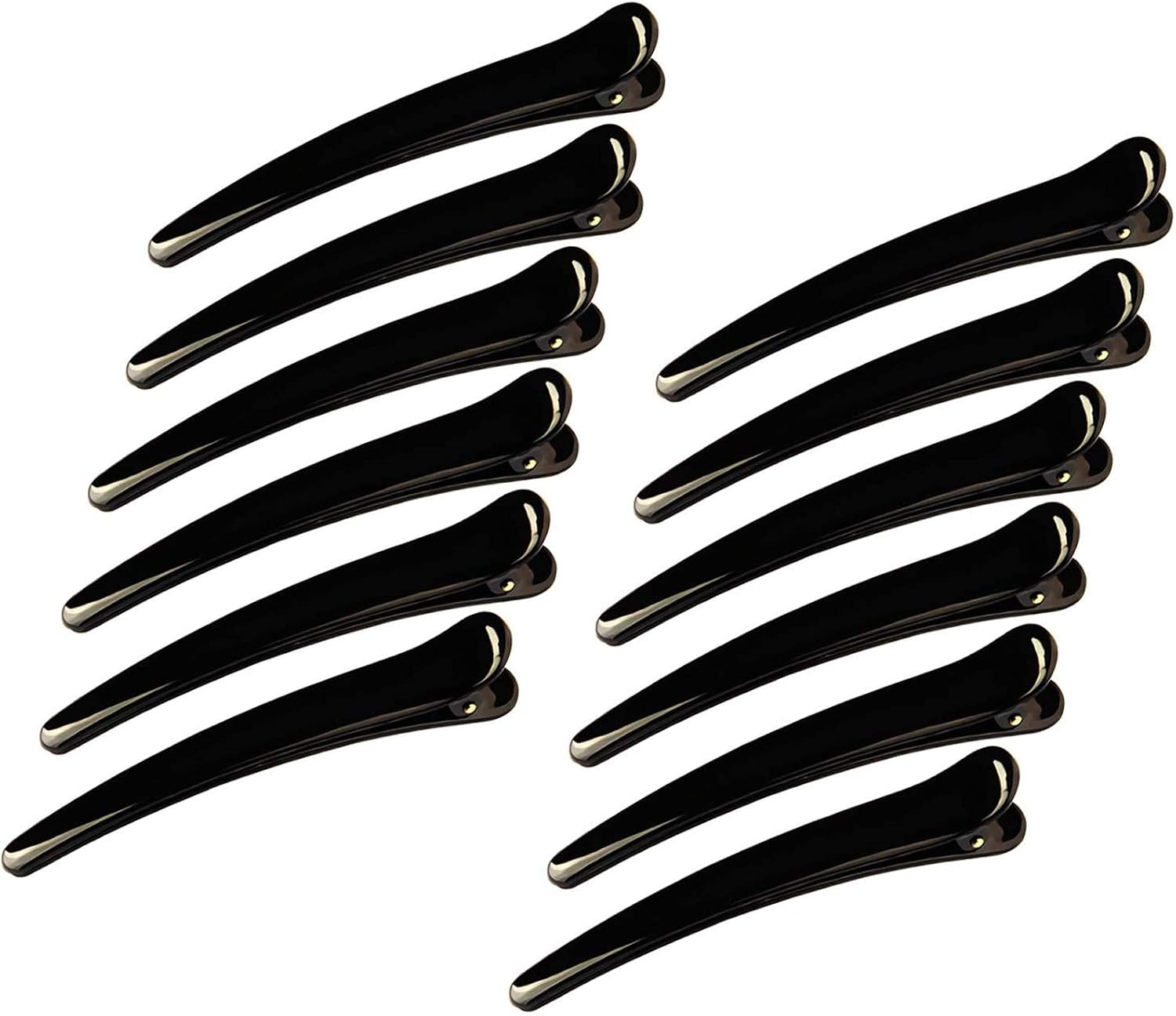 20 Stück Entebill Haarspangen – Alligator Clips Silber, 4,5 Cm, Für Friseurbedarf, Styling & DIY