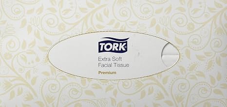 Салфетки косметические tork (f1) premium 2-сл, 100шт в картонном боксе,белые (дисп.601742) 140280 (7322540594805)