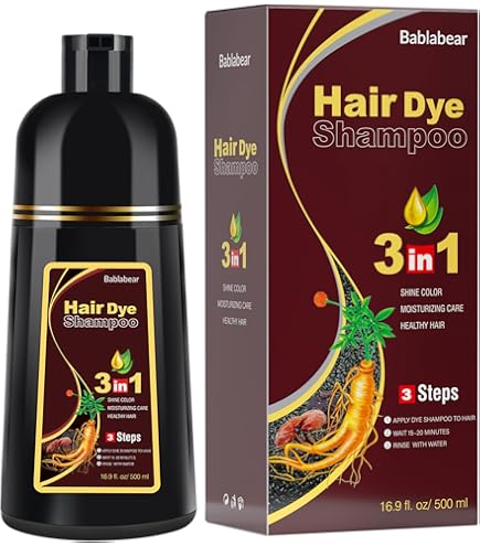 Amazon.com : Maryono Dark Brown Hair Dye Shampoo 3 in 1 for Gray