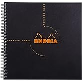 Rhodia Graph Reverse Standard Notebook, One Notebook, Black