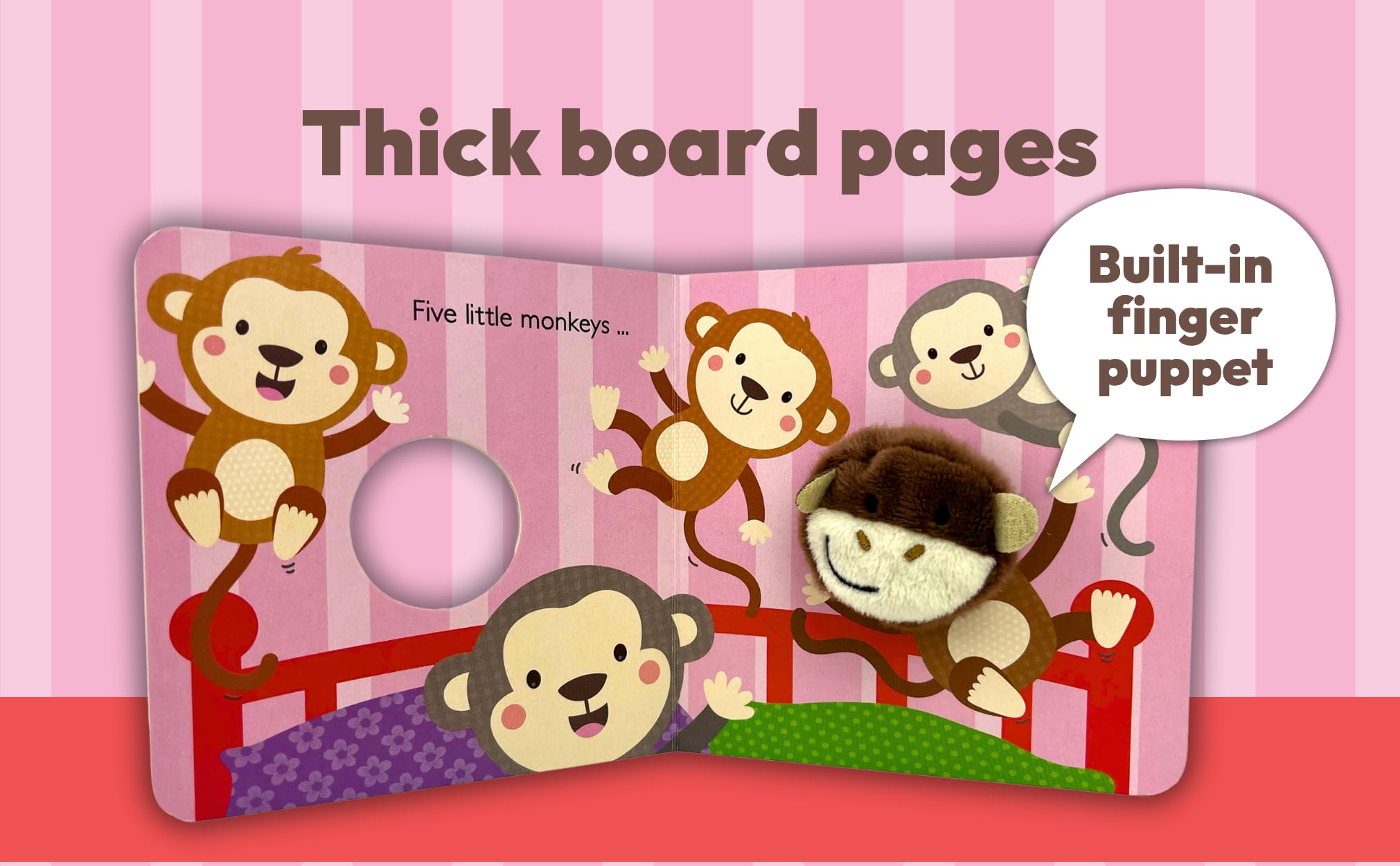 Five Little Monkeys (Finger Puppet Board Book)