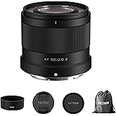 VILTROX 50mm F2.0 Camera Lens Z-Mount for Nikon，Auto Focus Standard Prime Lens for Nikon Z-Mount Camera ZFC Z30 Z50 Z5 Z6 Z6I