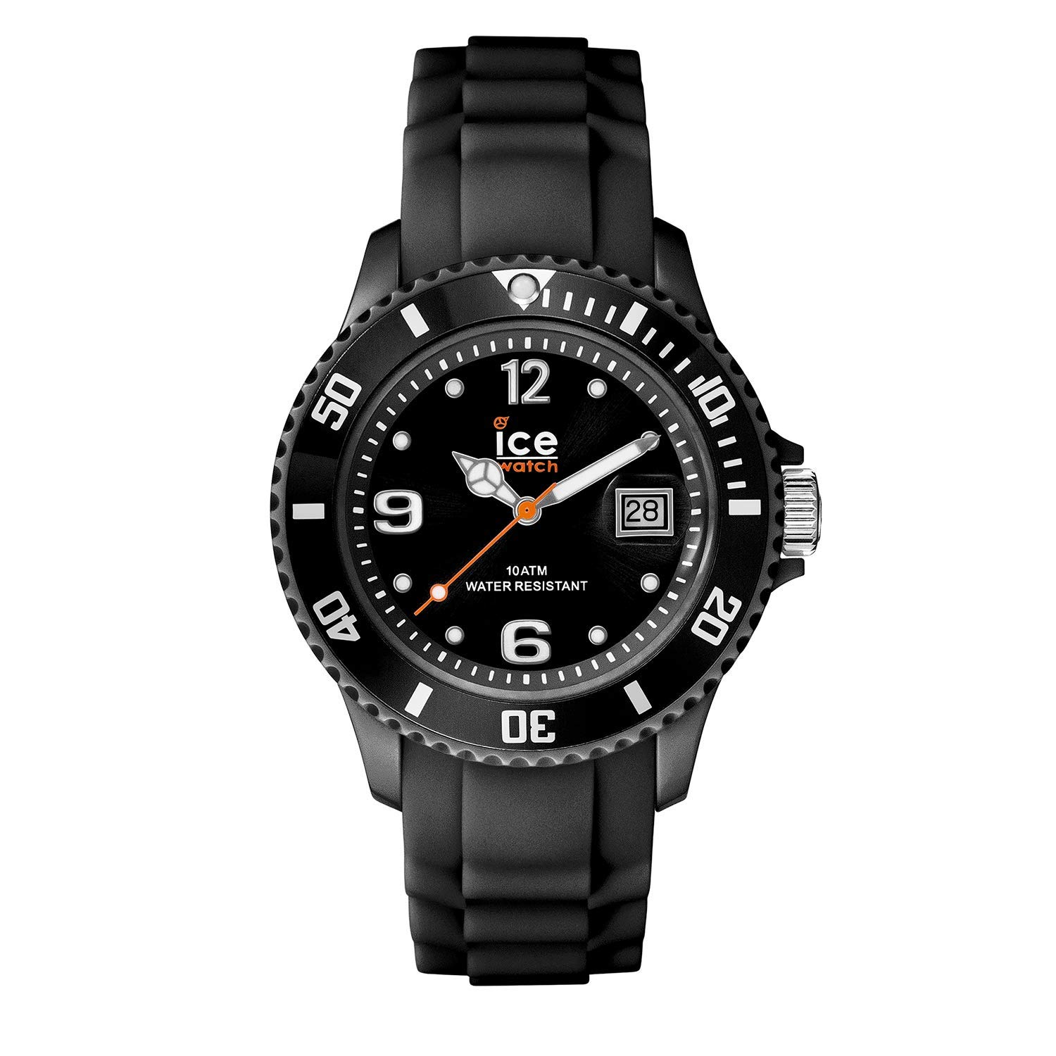 ICE-WATCH - ICE forever Black - Men's (Unisex) wristwatch with silicon strap - 000133 (Medium)