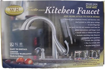 Water Ridge Tonette Series Kitchen Faucet Touch On Kitchen Sink
