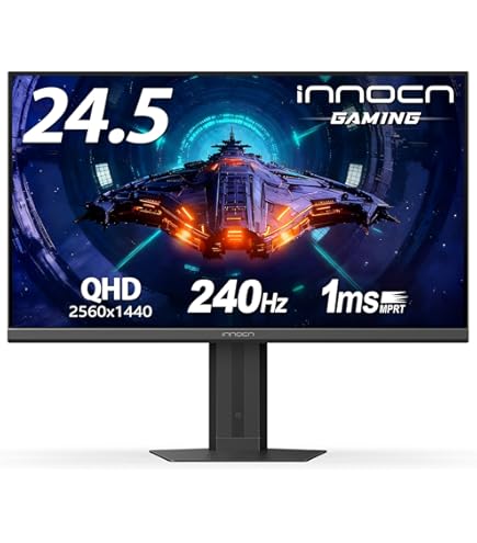 Amazon.com: INNOCN 24.5 Inch Gaming Monitor 1440P 240Hz QHD 2K PC
