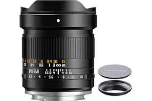 TTArtisan 14mm F2.8 Full Frame Camera Lens Large Aperture Manual Wide-Angle Lens for Sony E Mount Cameras (for Sony E)