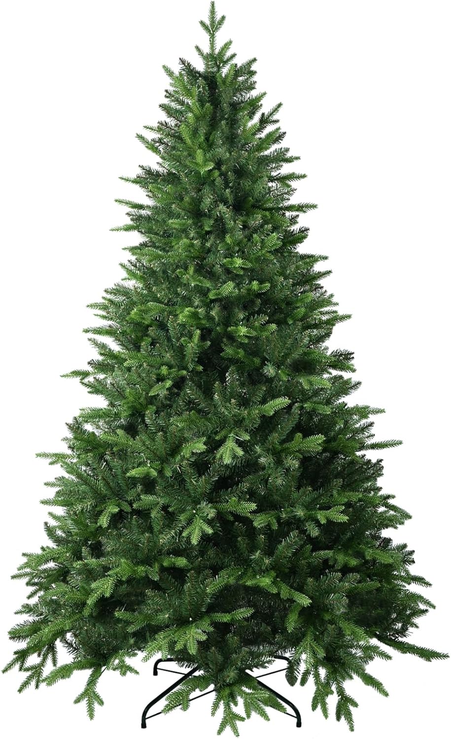 Trees - 4FT Artificial Christmas Tree with 668 PE&PVC Mixed Branch Tips, Unlit Hinged Premium Spruce Fake Xmas Trees, Green, Foldable Base