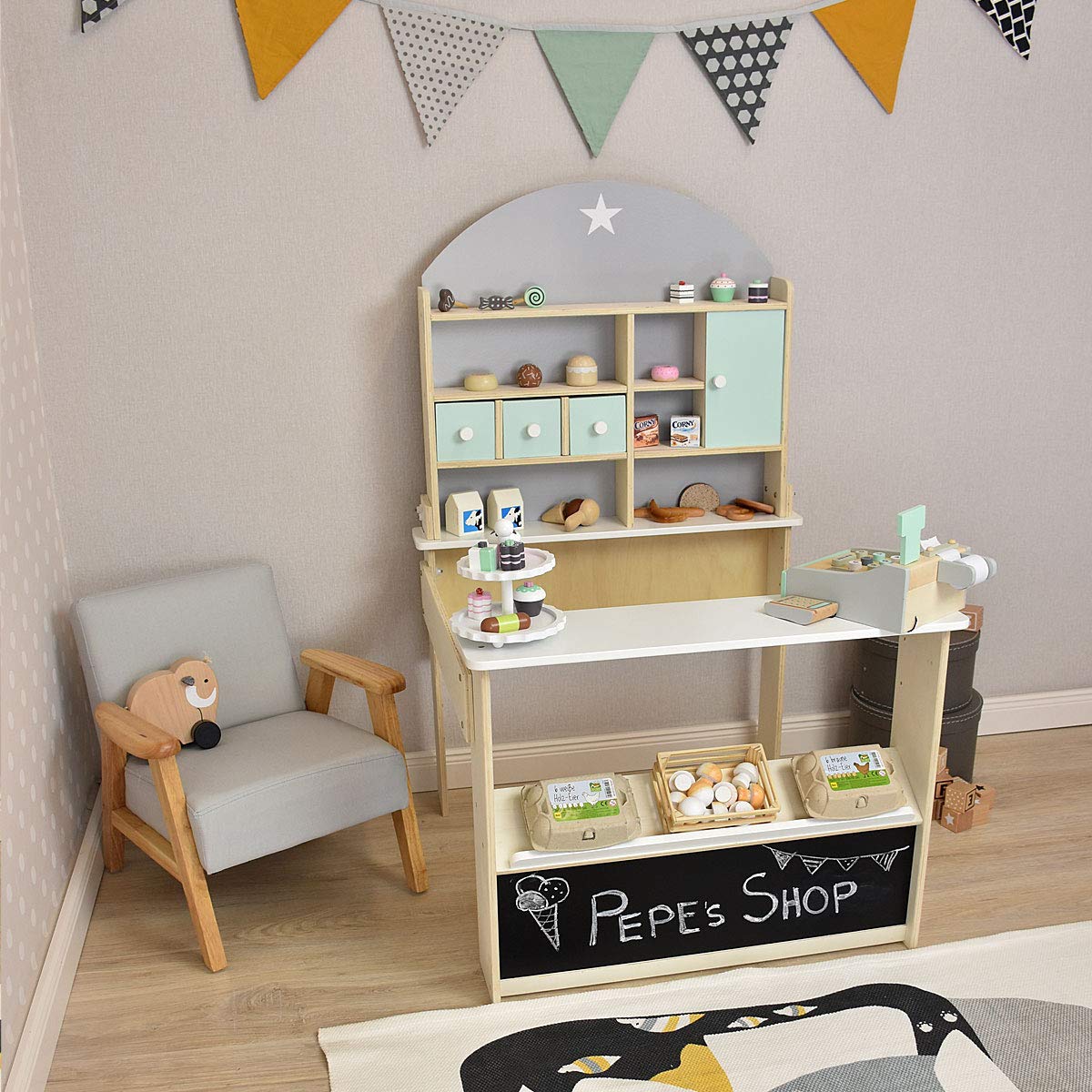 wooden play shop