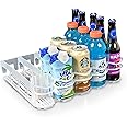 Display Technologies, Fridge-Plus Drink Organizer for Refrigerator Storage - Beverage Bottle Can Dispenser and Soda Rack for Bar Fridge (Pack of 1)