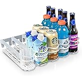 Display Technologies, Fridge-Plus Drink Organizer for Refrigerator Storage - Soda Can Dispenser and Soda Can Organizer Rack for Bar Fridge (Pack of 1)