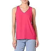 Amazon Essentials Women's Regular-Fit Sleeveless Layering Tank Top (Available in Plus Size)