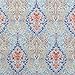 jinchan Medallion Linen Blend Curtains for Living Room Drapes Damask Pattern Flax Draperies Window Treatments for Sliding Glass Doors Bedroom Curtain 2 Panels 84 Inch Long Sage Green