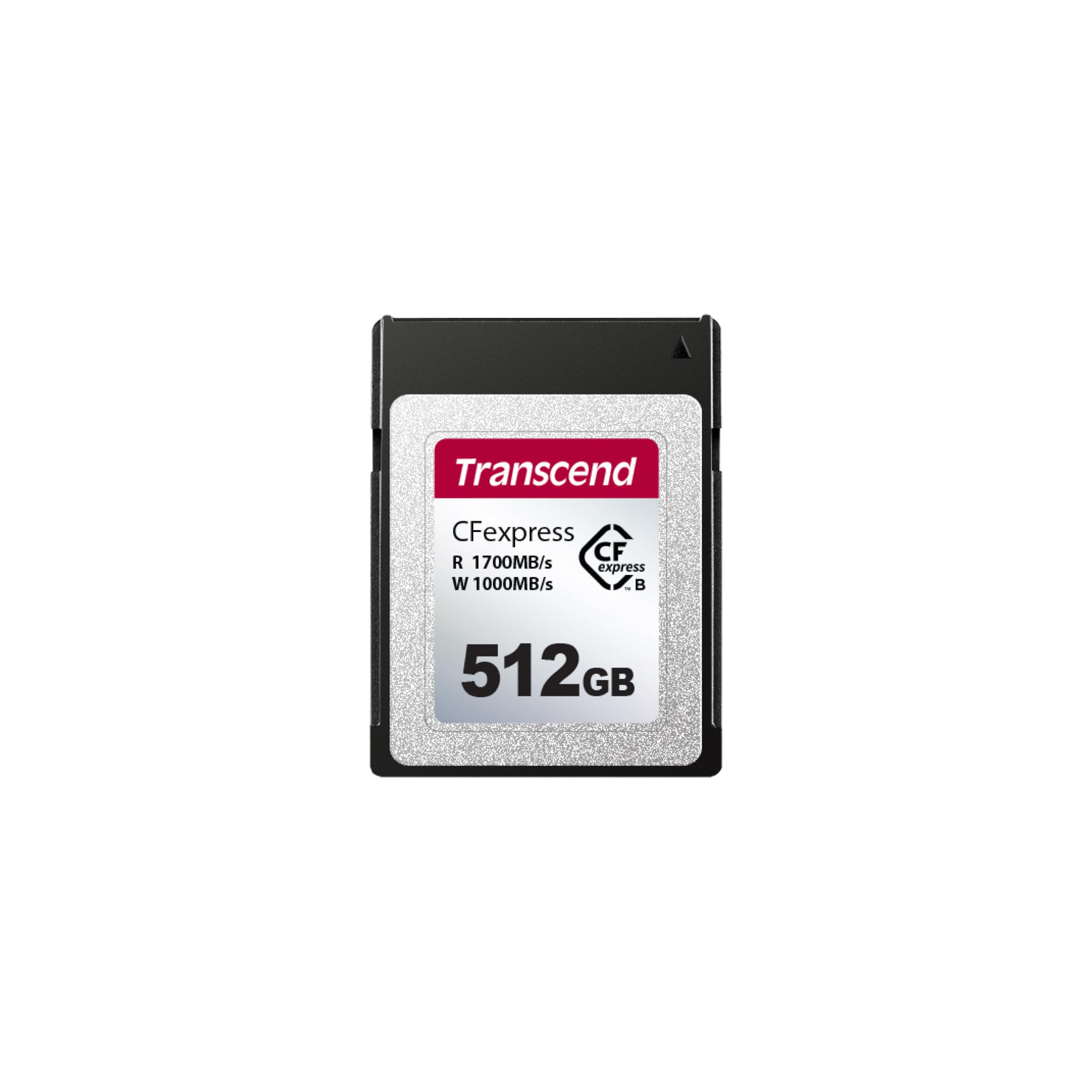 Transcend CFexpress 820 512GB Type B Memory Card, Speed up to 1700MB/s for for Professional Photography & 4K Video TS512GCFE820