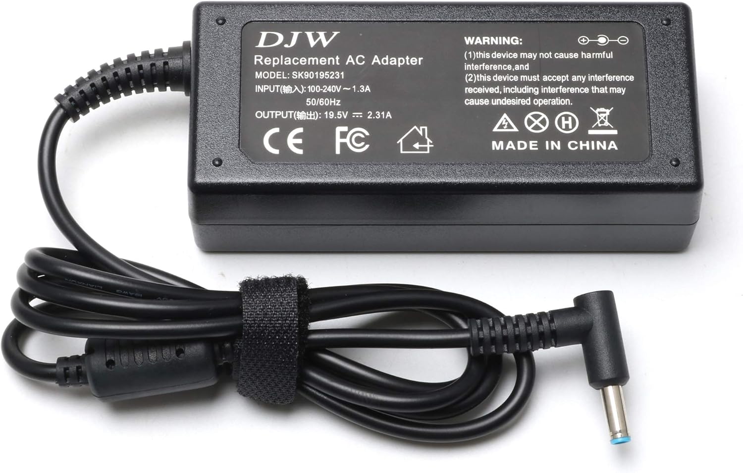 DJW 19.5V 2.31A 45W Ac Adapter/Power Cord Supply for HP Pavilion 11 13 15;HP elitebook Folio 1040 g1;HP Stream 13 11 14;hp touchsmart 11 13 15;hp Spectre ultrabook 13: Computers & Accessories
