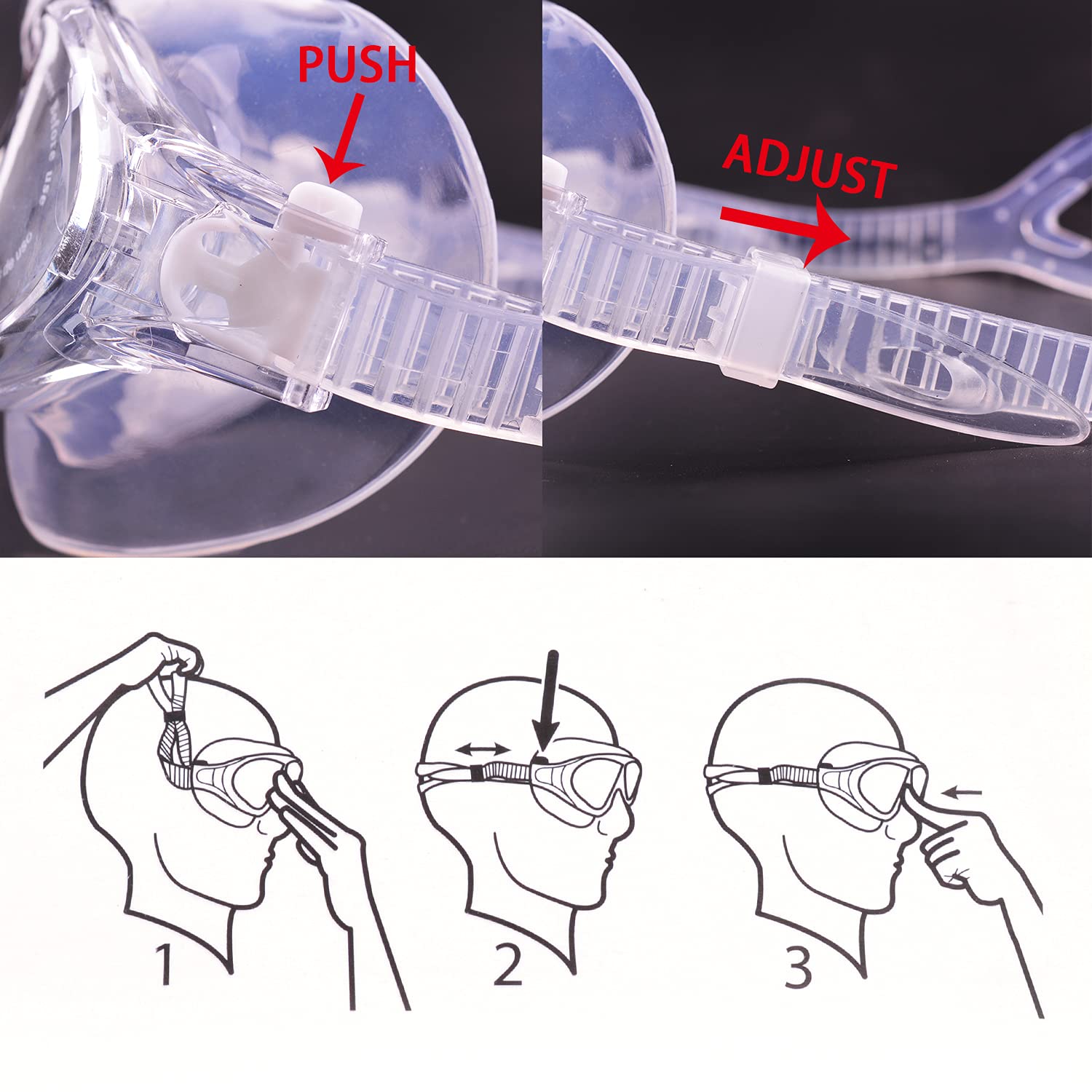 Winline Schwimmbrille Erwachsene Kinder Anti Fog Ohne Leakage deutlich Anblick UV Schutz, Professional Schwimmbrille für Herren Damen Jungen Mädchen 5