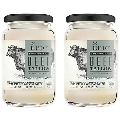 Graisses animales &eacute;piques, suif de boeuf, 11 oz. (2 Compter)