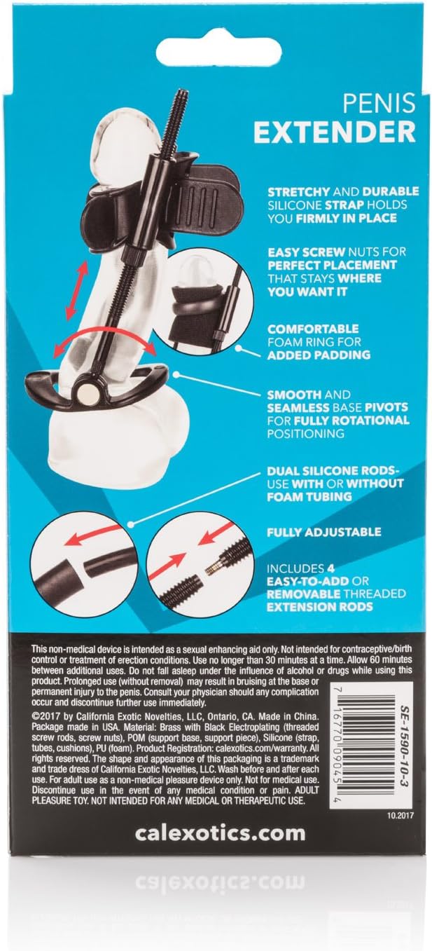California Exotics Penis Extender System, Black - Image 5