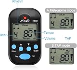 MOREYES Mini Metronome Digital with Loudspeaker for Piano Guitar Sax Violin view 6