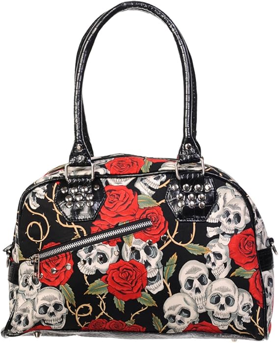 Prohibido diseño de calavera bolso de mano diseño de Luca Johnson UK