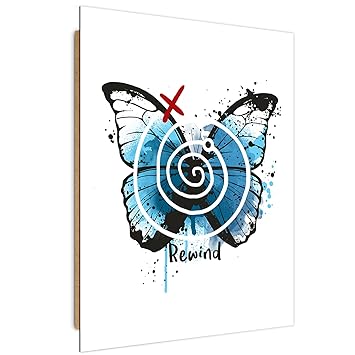 Feeby. Wandbilder - 1 Teilig- 40x60 cm - Bilder Kunstdrucke Deko Panel, Rewind Life is Strange - Noemi Fadda, Illustration, S