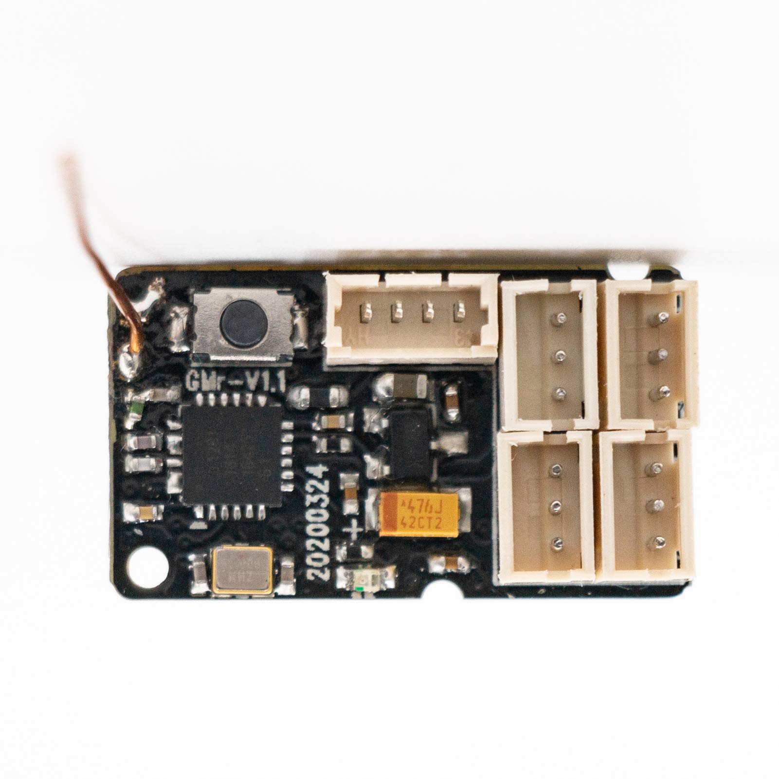 Photo 1 of GoolRC Flysky GMr Receiver, 2.4GHz 4CH AFHDS 3 Remote Control Receiver PWM Output Compatible with PL18/NB4 and NB4 Lite Transmitters for RC Racing Vehicle Drifting Mini Car