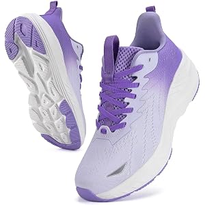 ZXVX Women's Slip On Walking Shoes Wide Cushion Running Tennis Shoes with Arch Support Insole, Non Slip Sole for Nursing Work