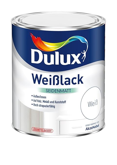 AKZO NOBEL (DIY DULUX) 5194771 Dulux Weisslack seidenmatt 0,375 L