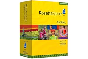 Rosetta Stone Homeschool Spanish (Latin America) Level 1-3 Set including Audio Companion