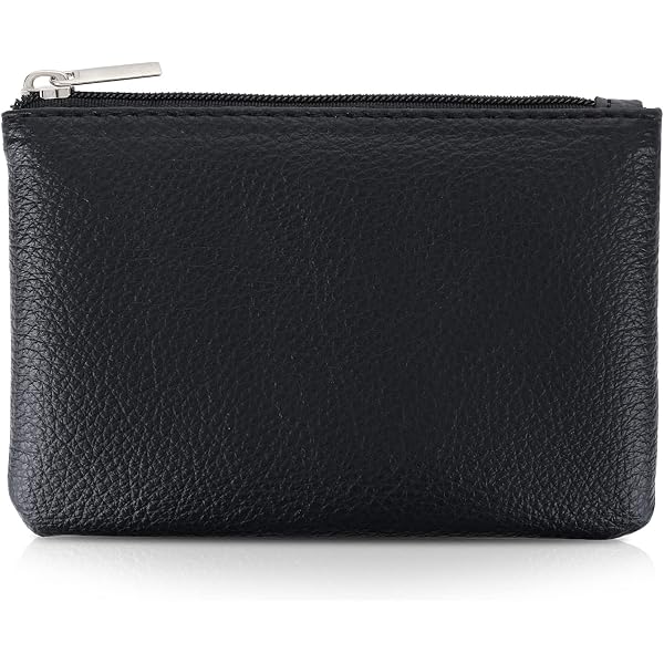 Equilibrium Leather Small Black Purse