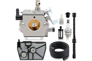Carbhub Carburetor for Stihl 028 028AV 028 SUPER Walbro WT-16B Tillotson HU-40 Fuel Line Replaces for Stihl 1119-358-7700 and Air filter Replaces for Stihl 11181201610