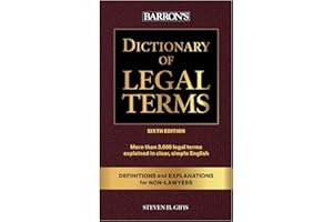 Dictionary of Legal Terms: Definitions and Explanations for Non-Lawyers