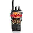 Uniden MHS75 Waterproof Handheld 2-Way VHF Marine radio, Submersible, Selectable 1/2.5/5 Watt Transmit Power. All USA/Interna
