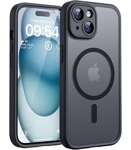 Apple iPhone 15 (eSIM only), 128GB, Black - Unlocked (Renewed