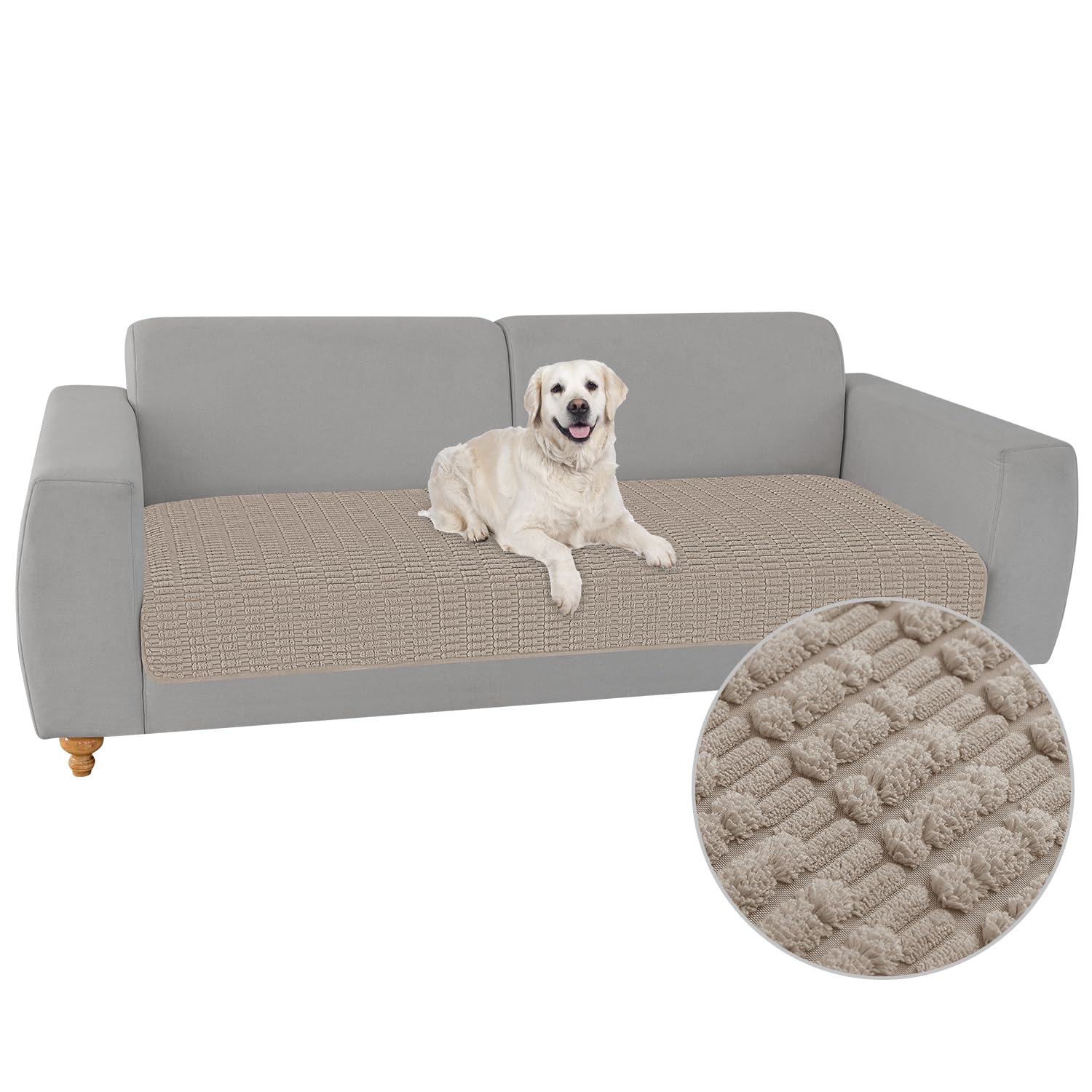 Photo 1 of *Minor Damage*
Foxdecor Couch Cover Sofa Covers Washable, Dog Bed Cover Couch Covers for 3 Cushion Couch Sofa Pet Friendly, Dog Couch Cover Furniture Covers for Pets.(Brown 32x82 inch)