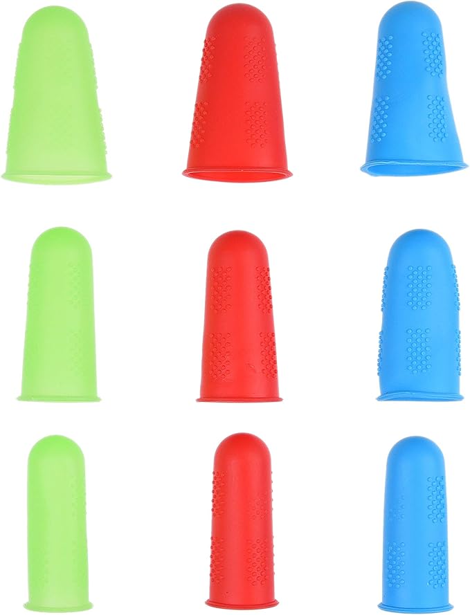 Protective Finger Caps/Silicone Finger Protectors 9Pack