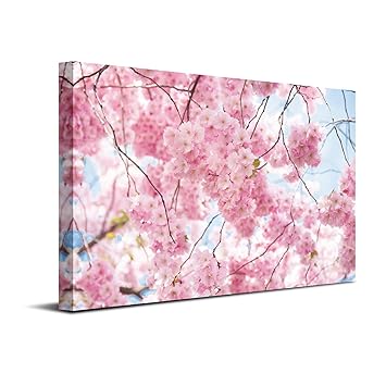 Amazon Royllent アートパネル キャンバス絵画 桜の花 インテリア