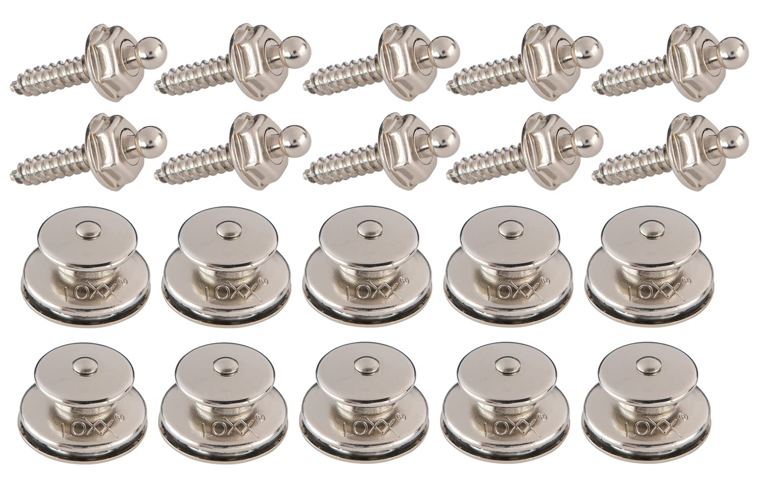 New Marine LOXX Set of 10 upper parts + self-tapping screws 4.2 x 16