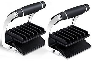 VOORIC Panel Carrier, Plywood Lifting Tool, Drywall Carrying Tool - Save Effort Wear Resistant Plywood Carriers Tool for Wood, Synthetic Cement Board with 0 to 1-inch Grip Range (2 Pack-Max to 1 inch)