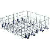 Upgraded 3751DD1001J Dishwasher Lower Rack Replacement for LG Dishwasher Rack LDF5545ST LDF7774ST Dishrack LG Dishwasher Bottom Rack Parts Direct Drive Dish Washer Lower Drawer Wheels