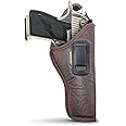 Inside Waistband Gun Holster for Men/Women for Magnum Research Dessert Eagle .50 / .50AE / .357 / .44 Caliber 6" Barrel. Eco Leather Concealed Handgun Holster 9mm - Pistol Holsters by Houston