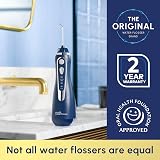 Waterpik Cordless Advanced WP-583UK Water Flosser Blue 3 Settings USB Charger view 5