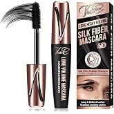 Venicare 4D Silk Fiber Lash Mascara, Lengthening and Thick, Volume, Long Lasting, Smudge-Proof, All Day Full, Long, Thick, Smudge-Proof Eyelashes (1 Pack)