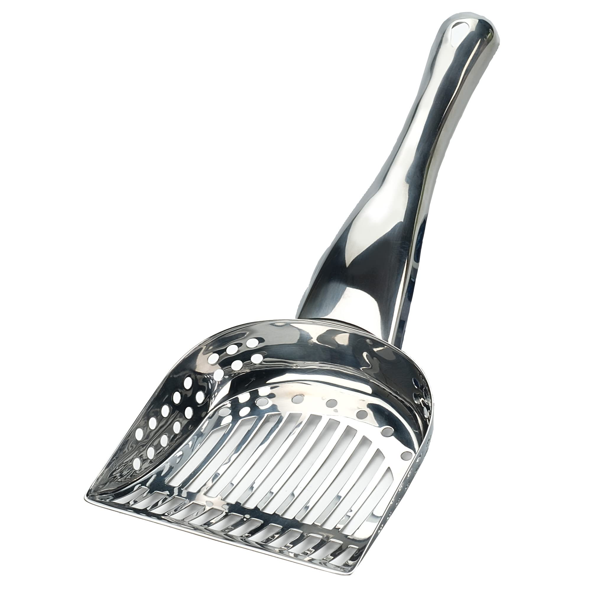 Photo 1 of RSVP International Endurance Collection Stainless Steel Kitty Litter Scoop, 4.75x2.5x11.25