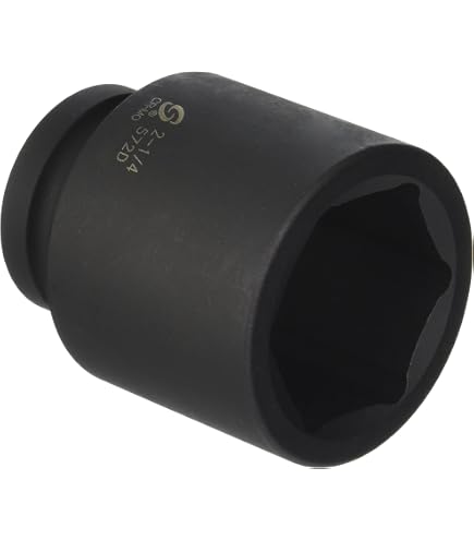 Sunex 568D 1-Inch Drive 2-1/8-Inch Deep Impact Socket – Heavy-Duty Chrome Molybdenum Steel, Industrial Grade For High-Torque Applications