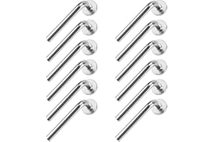 ZEONHEI 100 Pack 2.4 x 0.24 Inch Universal Pallet Rack Drop Pin, Round Head Pallet Rack J Bolt Safety Pins for Racks and Shelving Units